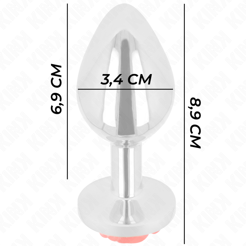KINK - ANALPLUG ROSENROT GRÖSSE M