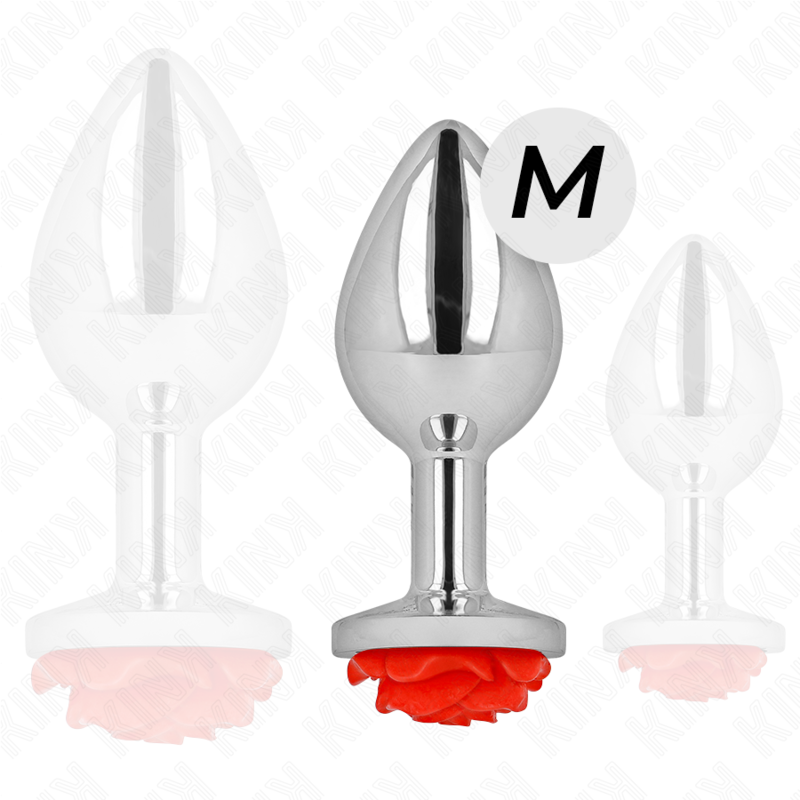 KINK - ANALPLUG ROSENROT GRÖSSE M
