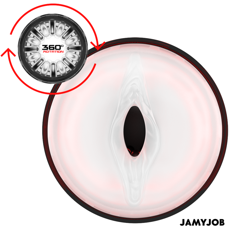 JAMYJOB - STURM AUTOMATISCHER VAGINA-MASTURBATOR 10 ROTATIONS- UND SCHUBMODI