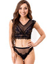 LIVCO CORSETTI FASHION - ELIN LC 20212 BH + HÖSCHEN SCHWARZ S/M