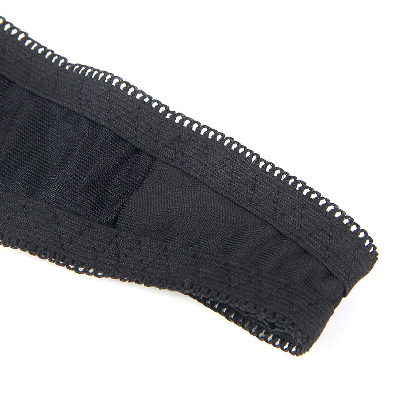 SUBBLIME – 955205 BH-SET MIT VERSTELLBARER SCHWARZER SCHLEIFE L/XL