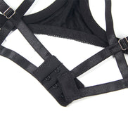 SUBBLIME - 955199 BRA SET WITH ADJUSTABLE BLACK BOW S/M
