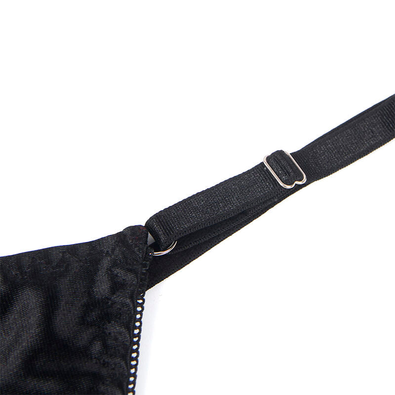 SUBBLIME – 955205 BH-SET MIT VERSTELLBARER SCHWARZER SCHLEIFE L/XL