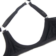 SUBBLIME – 955205 BH-SET MIT VERSTELLBARER SCHWARZER SCHLEIFE L/XL