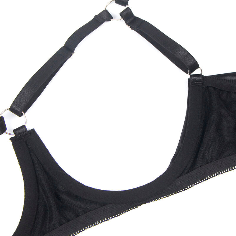 SUBBLIME – 955205 BH-SET MIT VERSTELLBARER SCHWARZER SCHLEIFE L/XL