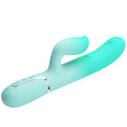 PRETTY LOVE - GIGI MULTIFUNCTION RABBIT Sensory Device AQUA GREEN