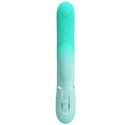 PRETTY LOVE - GIGI MULTIFUNCTION RABBIT Sensory Device AQUA GREEN