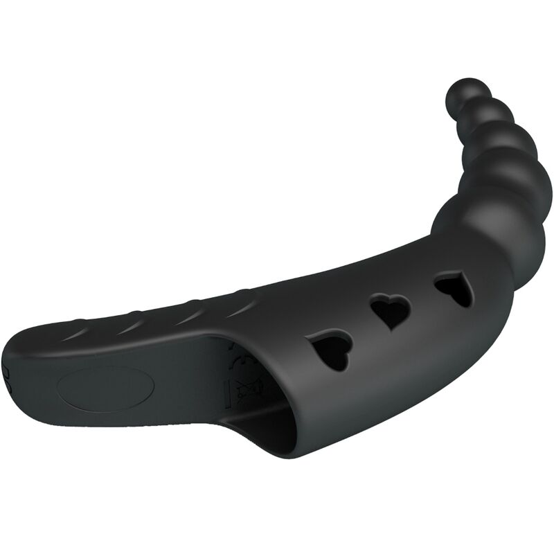 PRETTY LOVE - JORDIN FINGER Sensorisches Gerät 10 VIBRATIONEN SCHWARZ