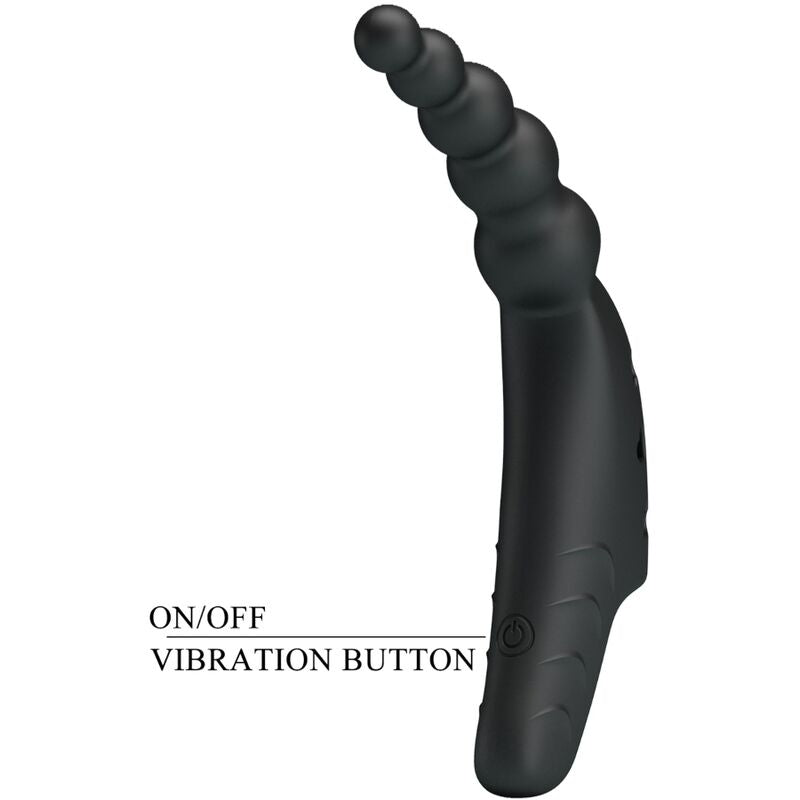 PRETTY LOVE - JORDIN FINGER Sensorisches Gerät 10 VIBRATIONEN SCHWARZ