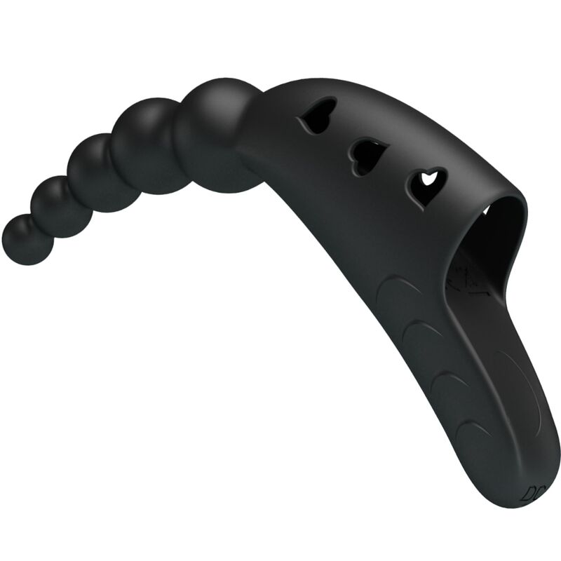 PRETTY LOVE - JORDIN FINGER Sensorisches Gerät 10 VIBRATIONEN SCHWARZ