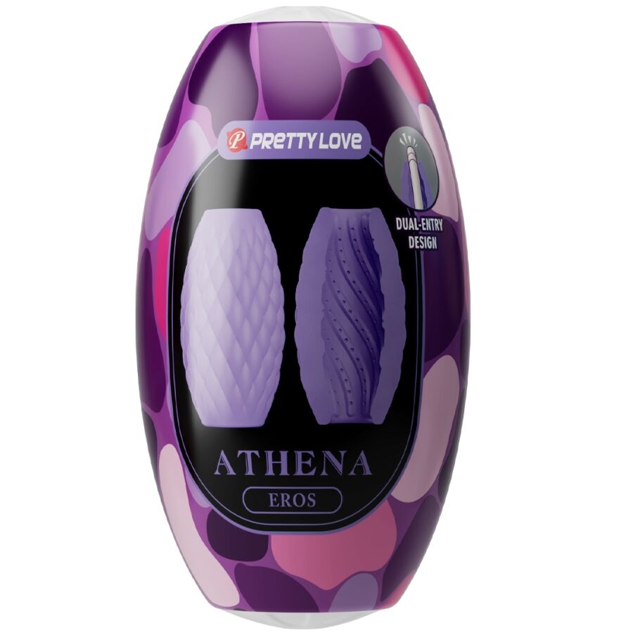 PRETTY LOVE - ATHENA EROS SILIKON MASTURBATOR FÜR MÄNNER LILA