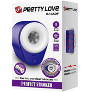 PRETTY LOVE – DJ LADY MASTURBATOR MIT VIBRATION 5 STUFEN VIOLETT