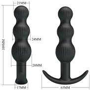 PRETTY LOVE - SIDNEY ANAL Sensory Device 10 VIBRATIONS BLACK