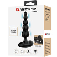 PRETTY LOVE - CORBAN ANAL Sinnliches Gerät 10 VIBRATIONEN SCHWARZ