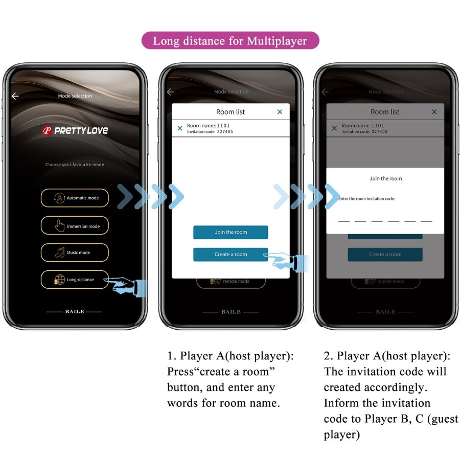 PRETTY LOVE - LEVIATHAN APP CONTROLLED Sensory Device PURPLE