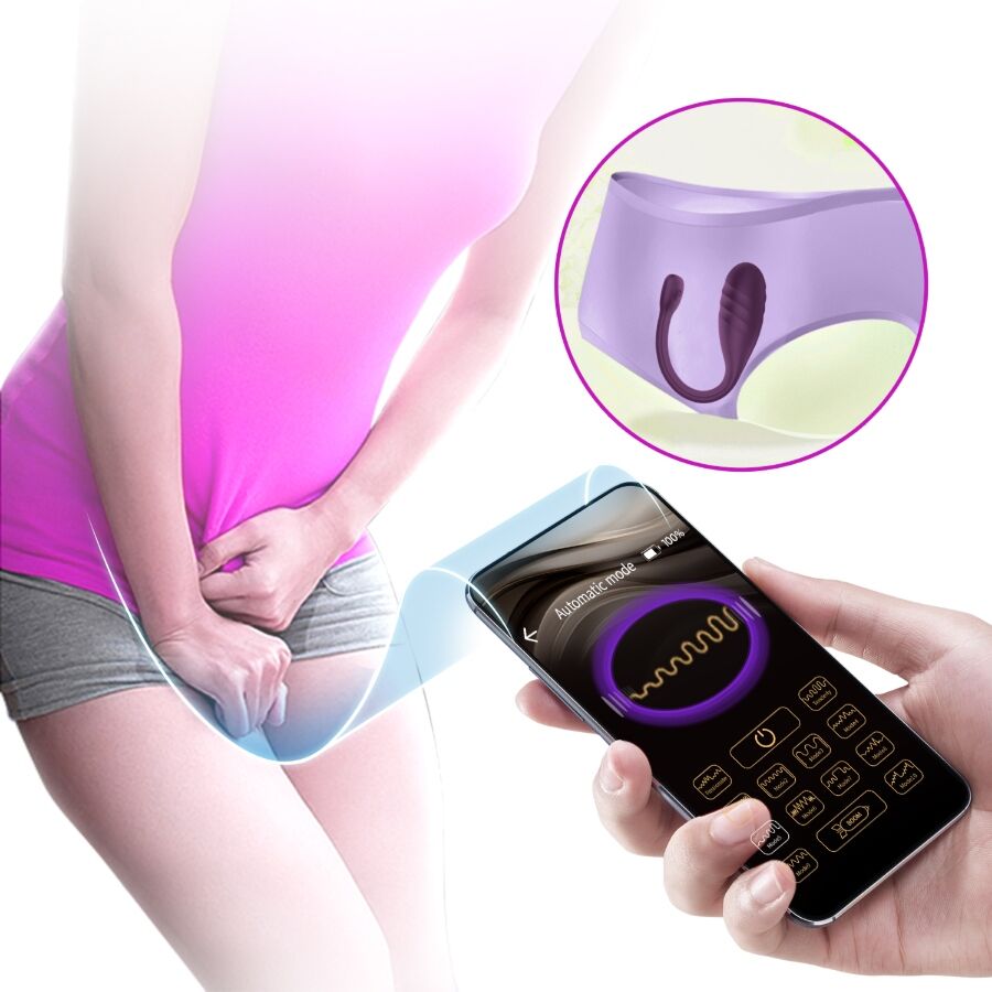 PRETTY LOVE - LEVIATHAN APP CONTROLLED Sensory Device PURPLE