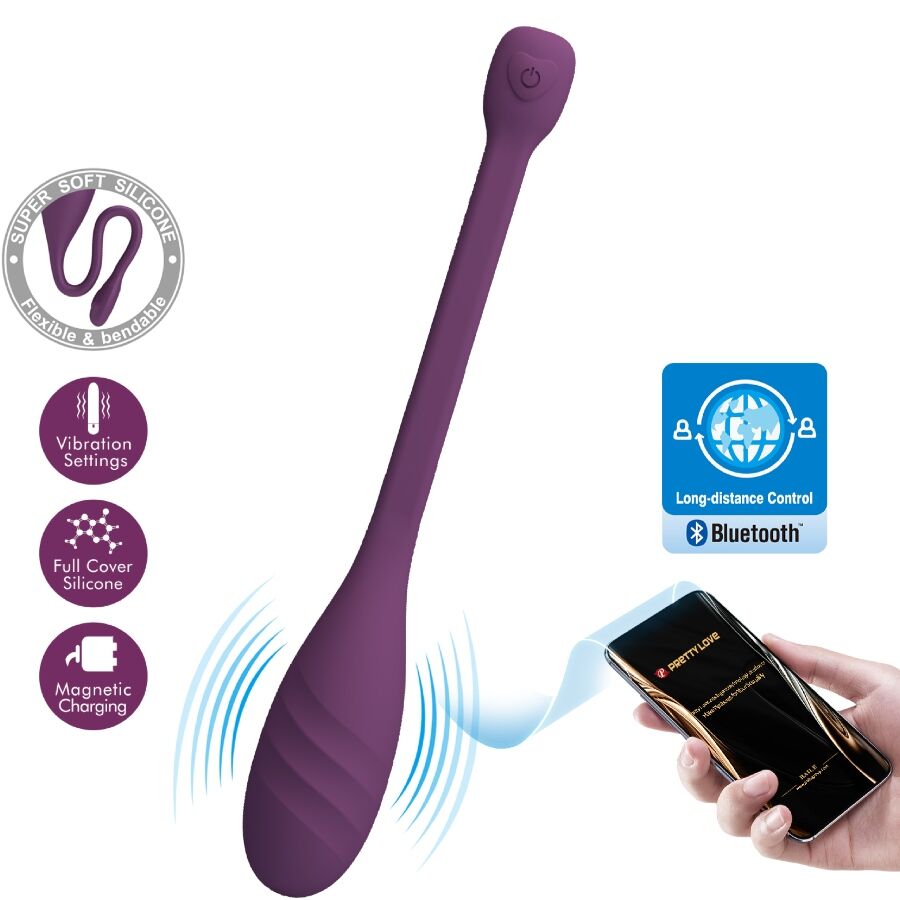PRETTY LOVE - LEVIATHAN APP CONTROLLED Sensory Device PURPLE
