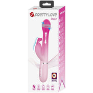 PRETTY LOVE - DEJON 3 IN 1 MULTIFUNCTION RABBIT Sensory Device PINK