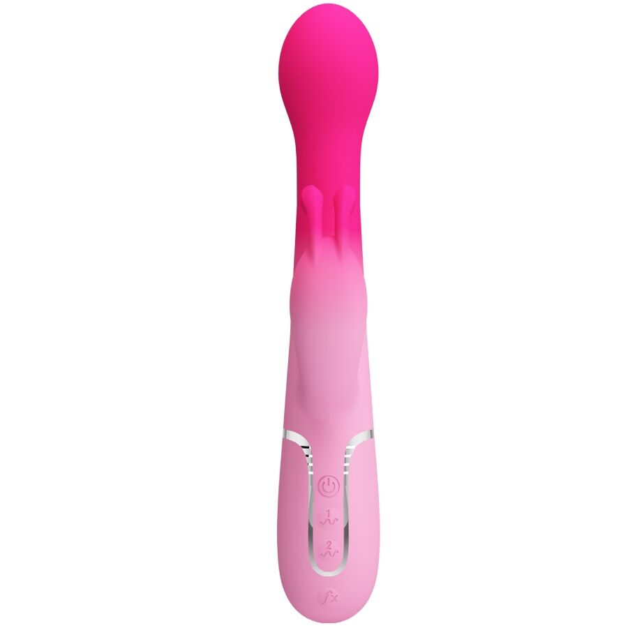 PRETTY LOVE - DEJON 3 IN 1 MULTIFUNCTION RABBIT Sensory Device PINK