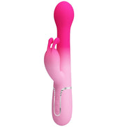 PRETTY LOVE - DEJON 3 IN 1 MULTIFUNCTION RABBIT Sensory Device PINK