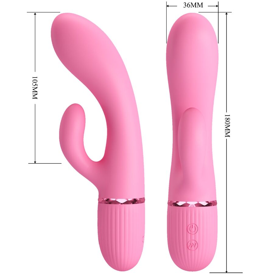 PRETTY LOVE - MARSKI RABBIT Sensory Device & G-SPOT PINK