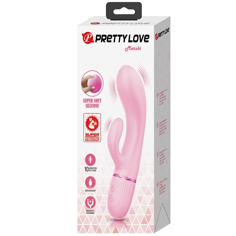 PRETTY LOVE - MARSKI RABBIT Sensory Device & G-SPOT PINK