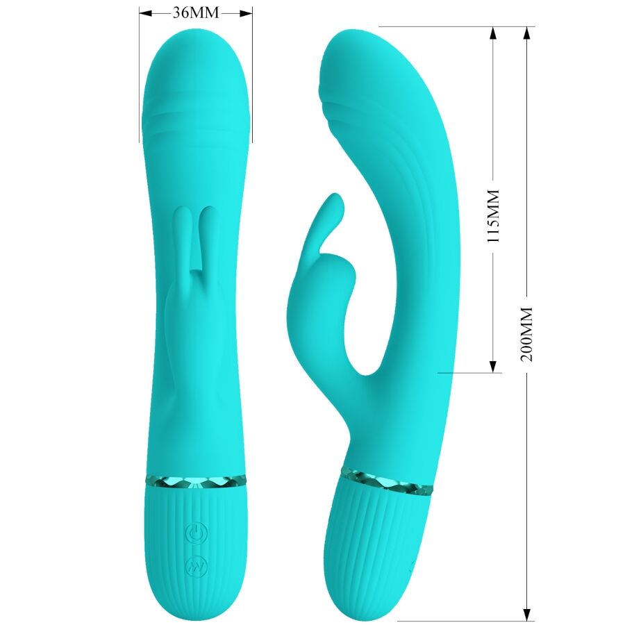 PRETTY LOVE - SCOCCO Sensory Device RABBIT TURQUOISE