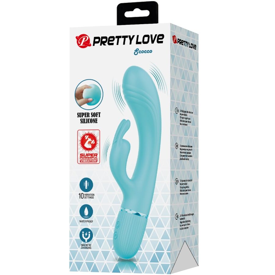 PRETTY LOVE - SCOCCO Sensory Device RABBIT TURQUOISE