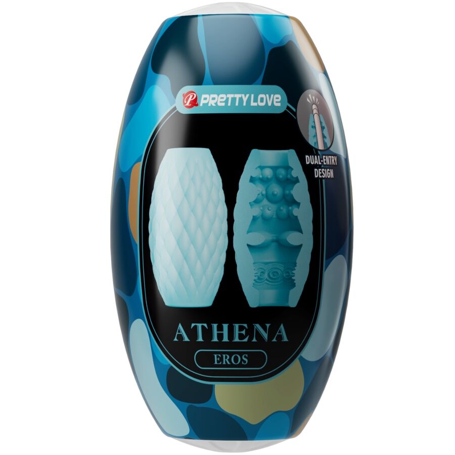 PRETTY LOVE - ATHENA EROS SILIKON-MÄNNERMASTURBATOR HIMMELBLAU