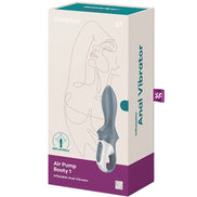 SATISFYER - AIR PUMP BOOTY 1 ANAL AUFBLASBARES Sensorgerät GRAU