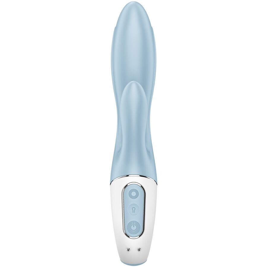 SATISFYER - AIR PUMP BUNNY 1 INFLATABLE RABBIT Sensory Device BLUE