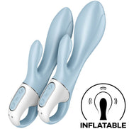 SATISFYER - AIR PUMP BUNNY 1 INFLATABLE RABBIT Sensory Device BLUE