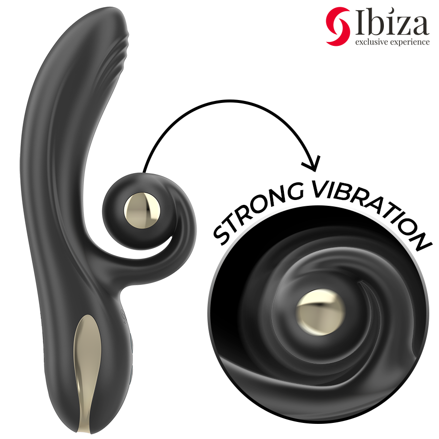 IBIZA - TWISTER Sensory Device WITH CURVE STIMULATOR AND VIBRO-ROTATION