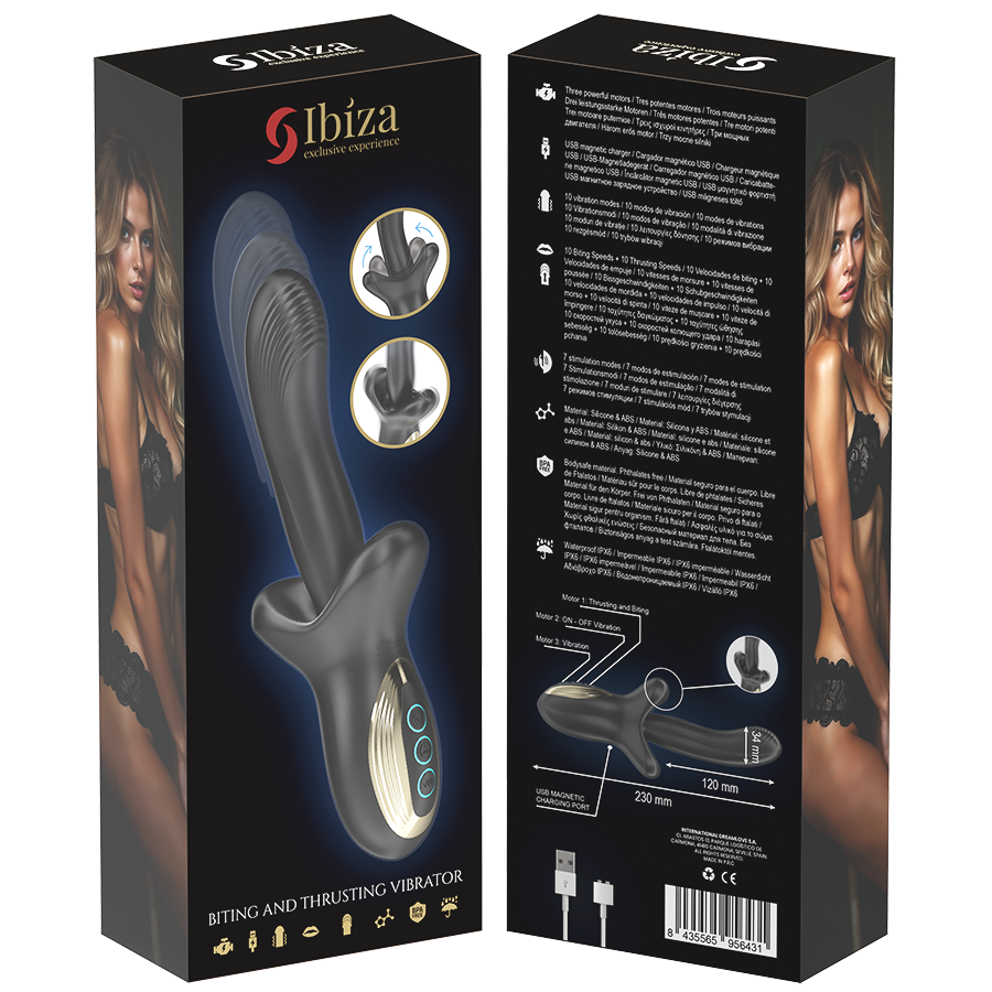IBIZA - POWERFUL Sensory Device WITH THRUSTING AND BITING EFFECT