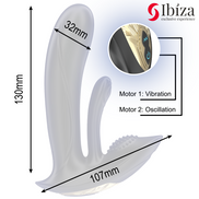 IBIZA - WEARABLE Sensory Device WITH G-SPOT AND CLITORIS STIMULATION WITH REMOTE CONTROL