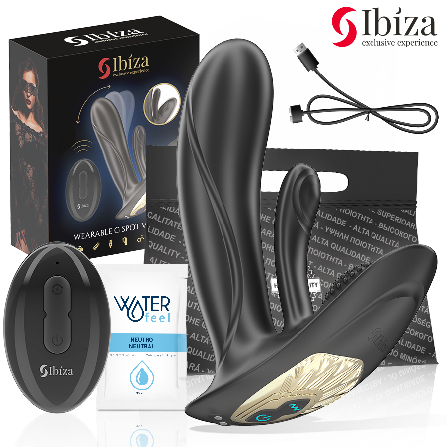 IBIZA - WEARABLE Sensory Device WITH G-SPOT AND CLITORIS STIMULATION WITH REMOTE CONTROL