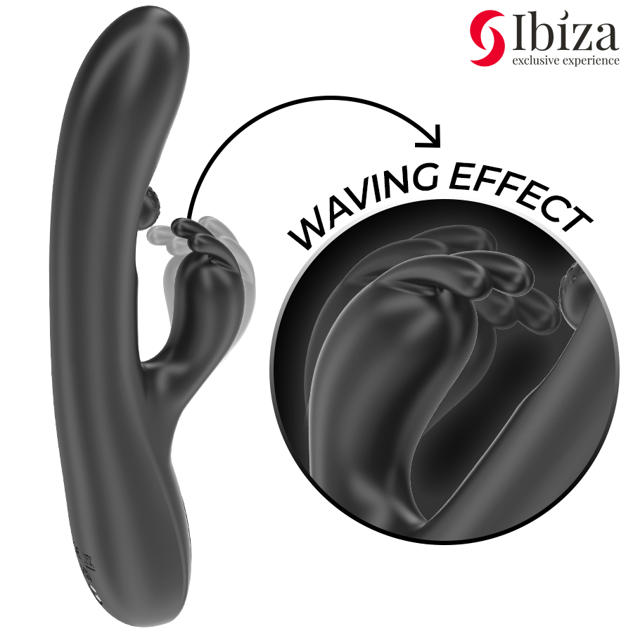 IBIZA - POWERFUL RABBIT Sensory Device WITH MASSAGING ROLLING PEARL