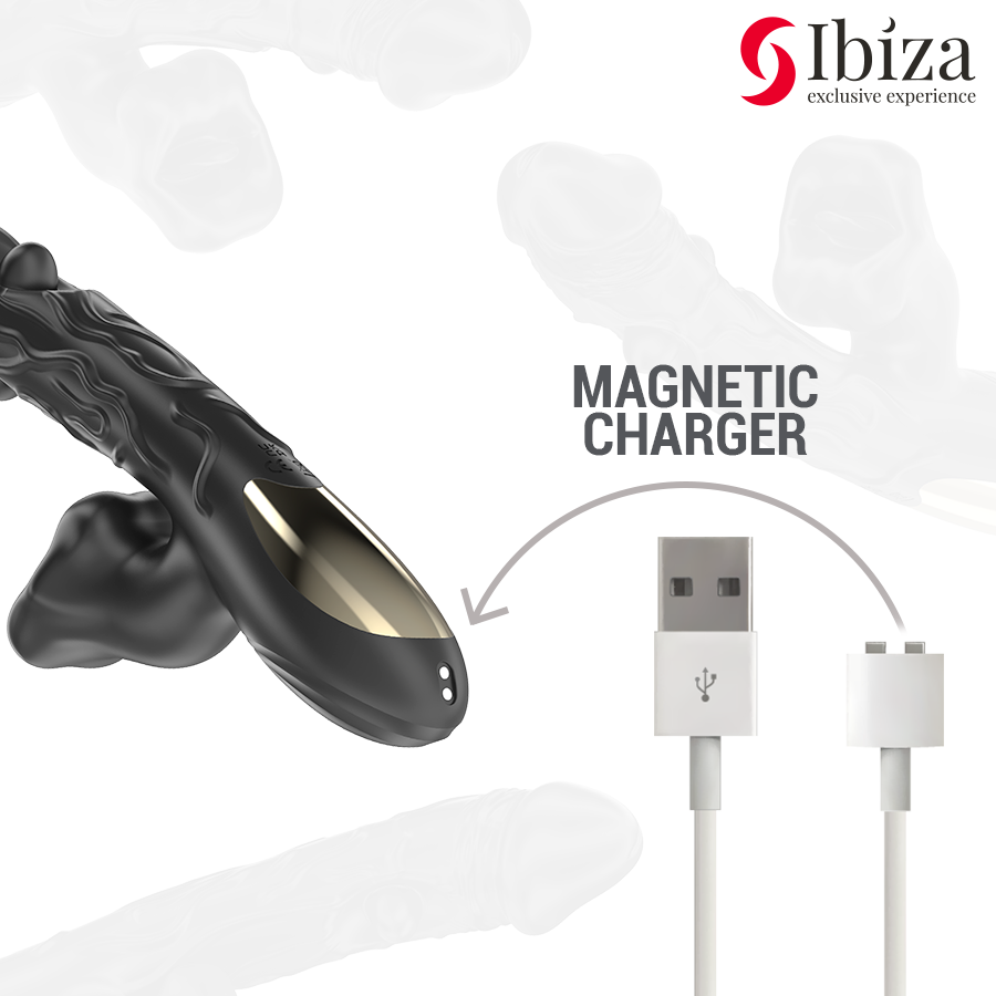 IBIZA - Sensory Device AND CLITORIS STIMULATOR WITH BITING AND ROTATION EFFECT