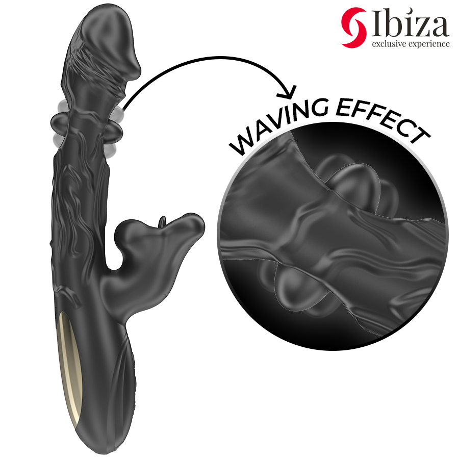 IBIZA - Sensory Device AND CLITORIS STIMULATOR WITH BITING AND ROTATION EFFECT