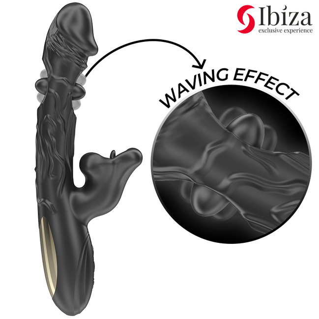 IBIZA - Sensory Device AND CLITORIS STIMULATOR WITH BITING AND ROTATION EFFECT