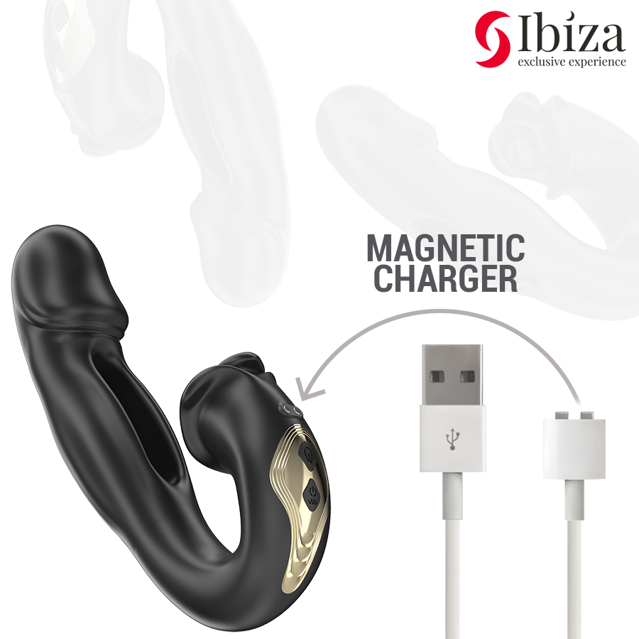 IBIZA - ROSE Sensory Device FLICKING EFFECT AND CLIT STIMULATOR