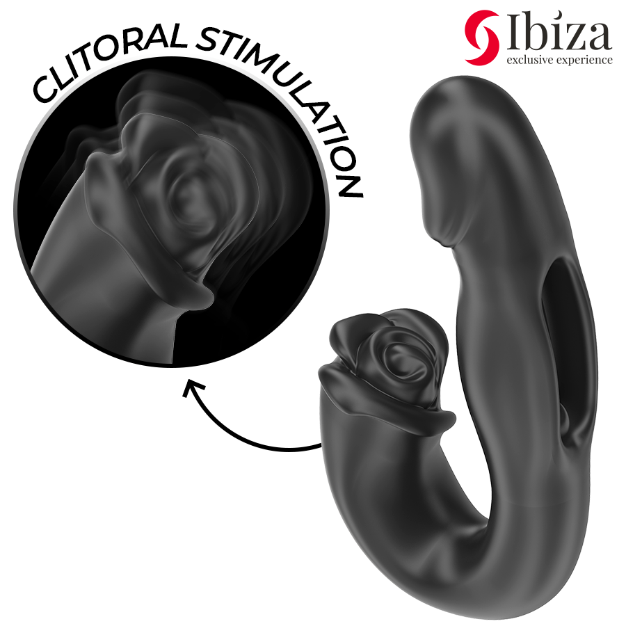 IBIZA - ROSE Sensory Device FLICKING EFFECT AND CLIT STIMULATOR