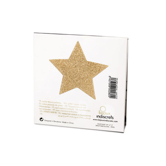 BIJOUX - INDISCRETS FLASH GOLDEN STAR NIPPELCOVER