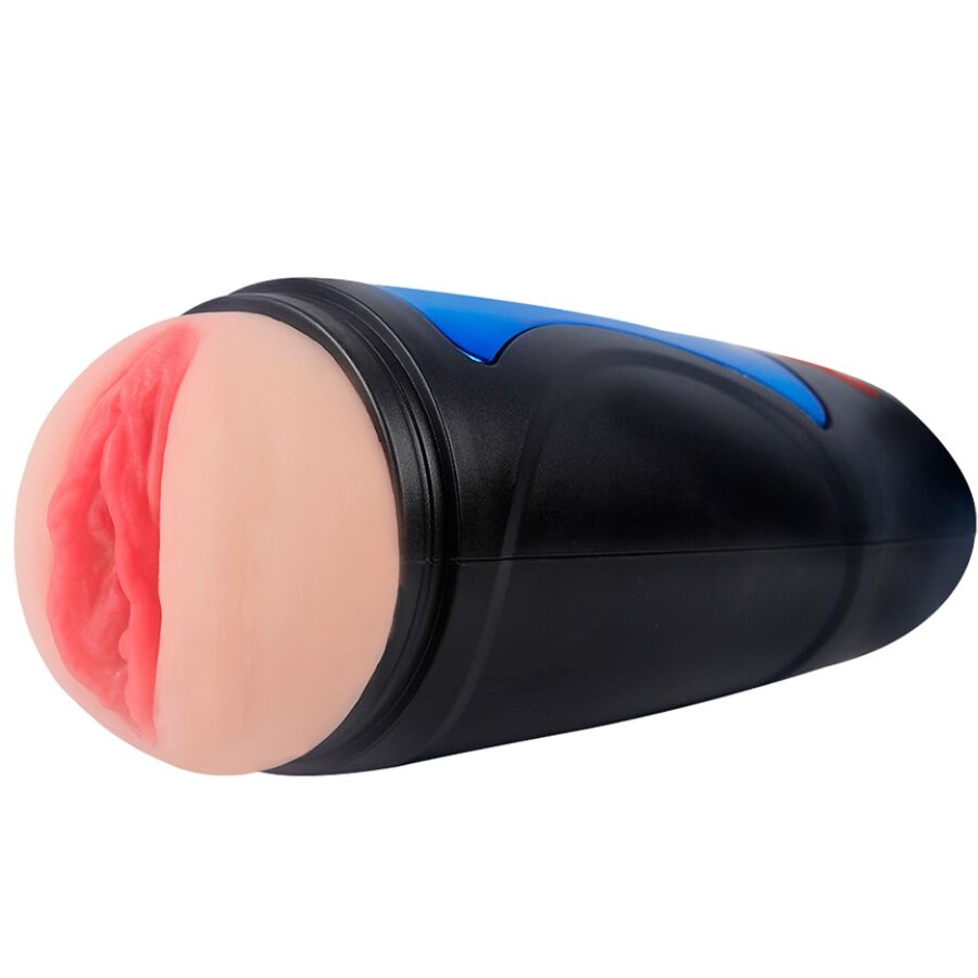 SHEQU – RENEE DRÜCKBARER VAGINA-MASTURBATOR MIT VIBRATION IM ETUI
