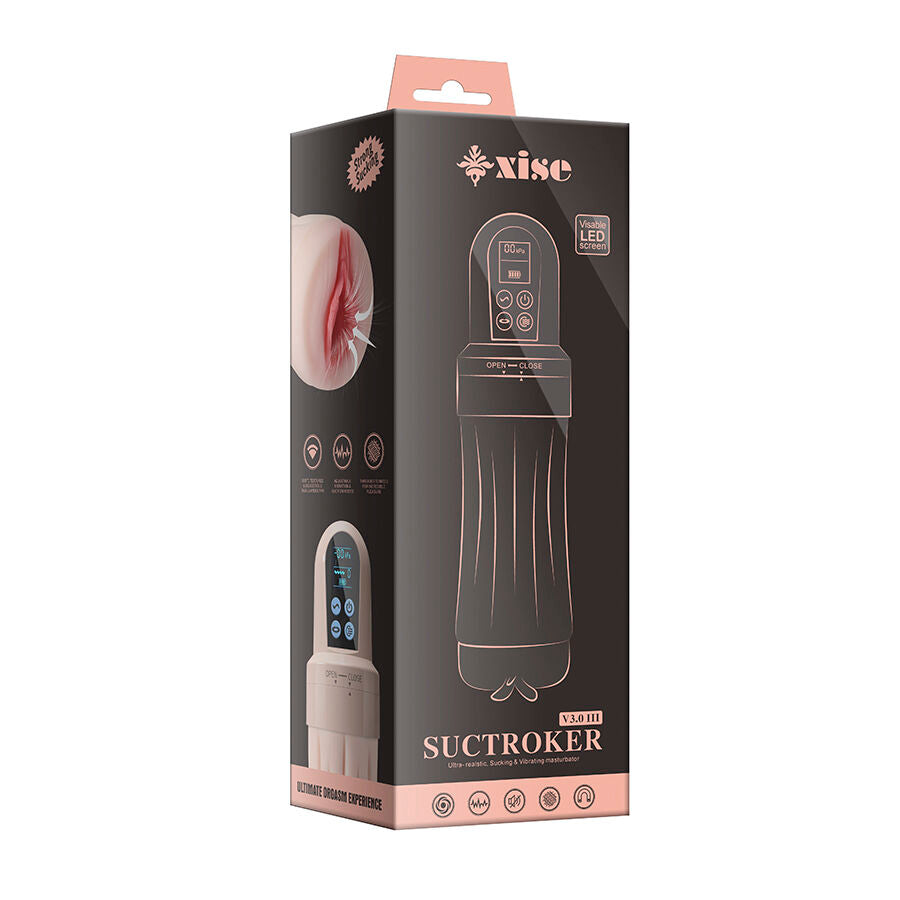 XISE - SUCTROKER V3.0 III VAGINA MASTURBATOR MIT VIBRATION