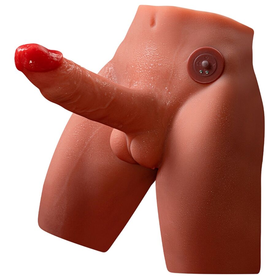 XISE - JASON REALISTIC Wellness Device MASTURBATOR WITH THRUSTING AND VIBRATION 17 CM