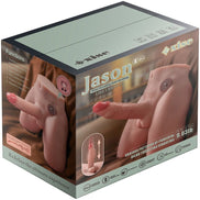 XISE - JASON REALISTIC Wellness Device MASTURBATOR WITH THRUSTING AND VIBRATION 17 CM