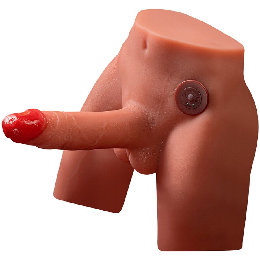 XISE - JASON REALISTIC Wellness Device MASTURBATOR WITH THRUSTING AND VIBRATION 17 CM