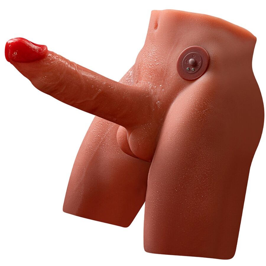 XISE - JASON REALISTIC Wellness Device MASTURBATOR WITH THRUSTING AND VIBRATION 17 CM