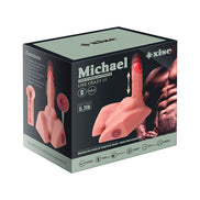 XISE - MICHAEL REALISTISCHES Wellness-Gerät UND ANUSMASTURBATOR MIT STOSSFUNKTION 15 CM
